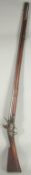 AN INDIA PATTERN BROWN BESS FLINTLOCK MUSKET, post 1808 pattern, 54