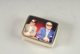 A SILVER PILL BOX 