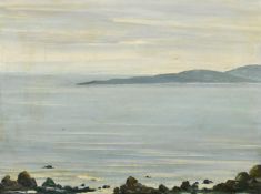 Montagu Marks (1890-1972) Australian, 'Dublin Bay', oil on board, signed, 18