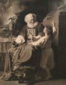 Valentine Green after J.S. Copley, 'Eli and Samuel', mezzotint, 25