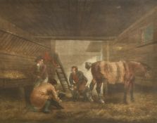 After G. Morland, 'Stable Amusement', early 20th century, a print, 17