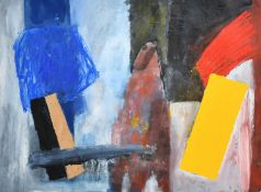 Simon James 'Untitled', gouache on paper, signed in pencil, artists label verso and dated 1989,