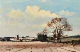 Roy Petley, (b.1950) British, 'Autumn in Norfolk', oil on board, signed and inscribed verso, 11.