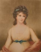 Clifford R James, Portrait of a seated lady, mezzotint, signed in pencil and with blind stamp, 12