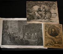 Robert Dodd after William Hogarth, 'The Indian Emperor', engraving 15.75