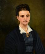 Alexandre Juliard, French, Circa 1878, a portrait of a lady, oil on canvas, signed and dated, 28.75