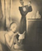 After Paul Iribe, two limited edition prints of Cocktail subjects in Art Deco style frames, labels