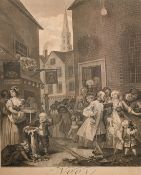 Hogarth, 'Noon', 18th Century engraving, 19