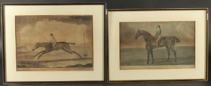 F. Sartoruis, A print of a horse with rider, 'Eclipse, the property of Capt G. Kelly', 10