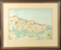 M. Ashenden (20th Century), 'Tourette sur Loup Provence', watercolour, signed and dated 1989, 11