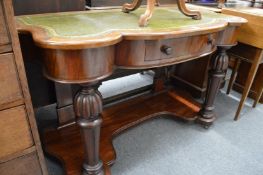 A Victorian mahogany Duchess style writing table.