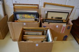 A collection of paintings, prints etc.