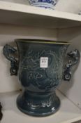 A Chinese twin handled vase.
