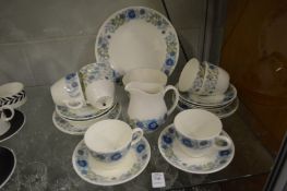 A Wedgwood Clementine part tea service.