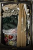 A large quantity of wool and tapestry equipment.