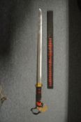 A modern Japanese sword.