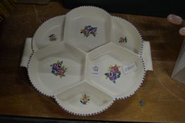 A Poole pottery hors d'oeuvres dish.