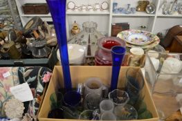 Glass vases etc.