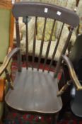 A Windsor chair.