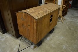 A good large scratch built model of a shepherds hut.