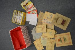 A quantity of Wills and John Player cigarette card albums with contents together a quantity of Brook