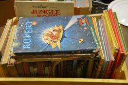 A quantity of Rupert and other childrens books.
