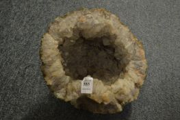 A large crystal geod.