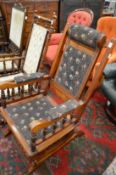 An American style rocking chair.