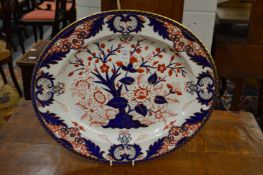 A Royal Crown Derby Imari decorated oval dish.