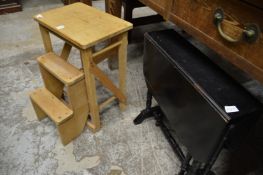 Folding steps and a Sutherland table.