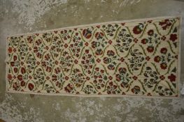 A good Eastern floral embroidered textile.