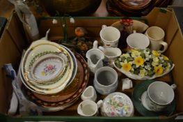 A quantity of decorative china.