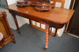 A 19th century mahogany side table.