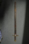 An early 20th century sword, possibly for theatrical use.