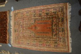 A Persian design prayer rug, 130cm x 90cm.