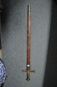 An early 20th century sword, possibly for theatrical use.