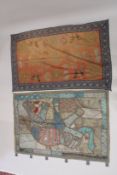 TWO INDIAN TEXTILES.