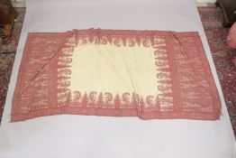A 19TH CENTURY INDIAN KASHMIRI SHAWL.