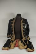 A TWO-PIECE OTTOMAN TURKISH JACKET AND WAISTCOAT, (2).