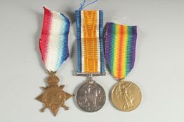 3297 PTE R.J. Patrick, Highlander Eight Infantry, WWI trio.