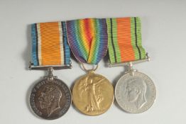 8893 PTE F.V. Thurgood, 9th London Rifles, trio.