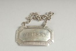 A SILVER WHISKY LADLE.