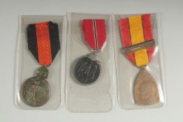 THREE MILITARY MEDALS