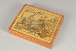 SUPERIOR DISSECTED MAPS SCOTLAND in original box.