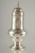 A GEORGE II SILVER PEPPER. London 1758. Maker: I. D.