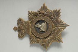 NORFOLK REGT HELMET BADGE. 13cm x 10cm.