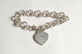 A TIFFANY SILVER BRACELET.