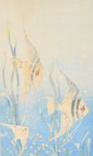 Jean Armitage (1895-1988), 'Angel Fish', colour woodcut, signed and inscribed in pencil and numbered