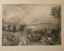 Goodall after Turner, 'Oxford, from North Hinksey Hill', engraving, 16