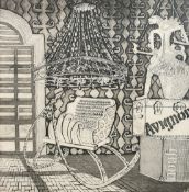 Lynette Turner (20th Century), 'The three lights', inscribed, numbered 3/50, signed and dated 1976